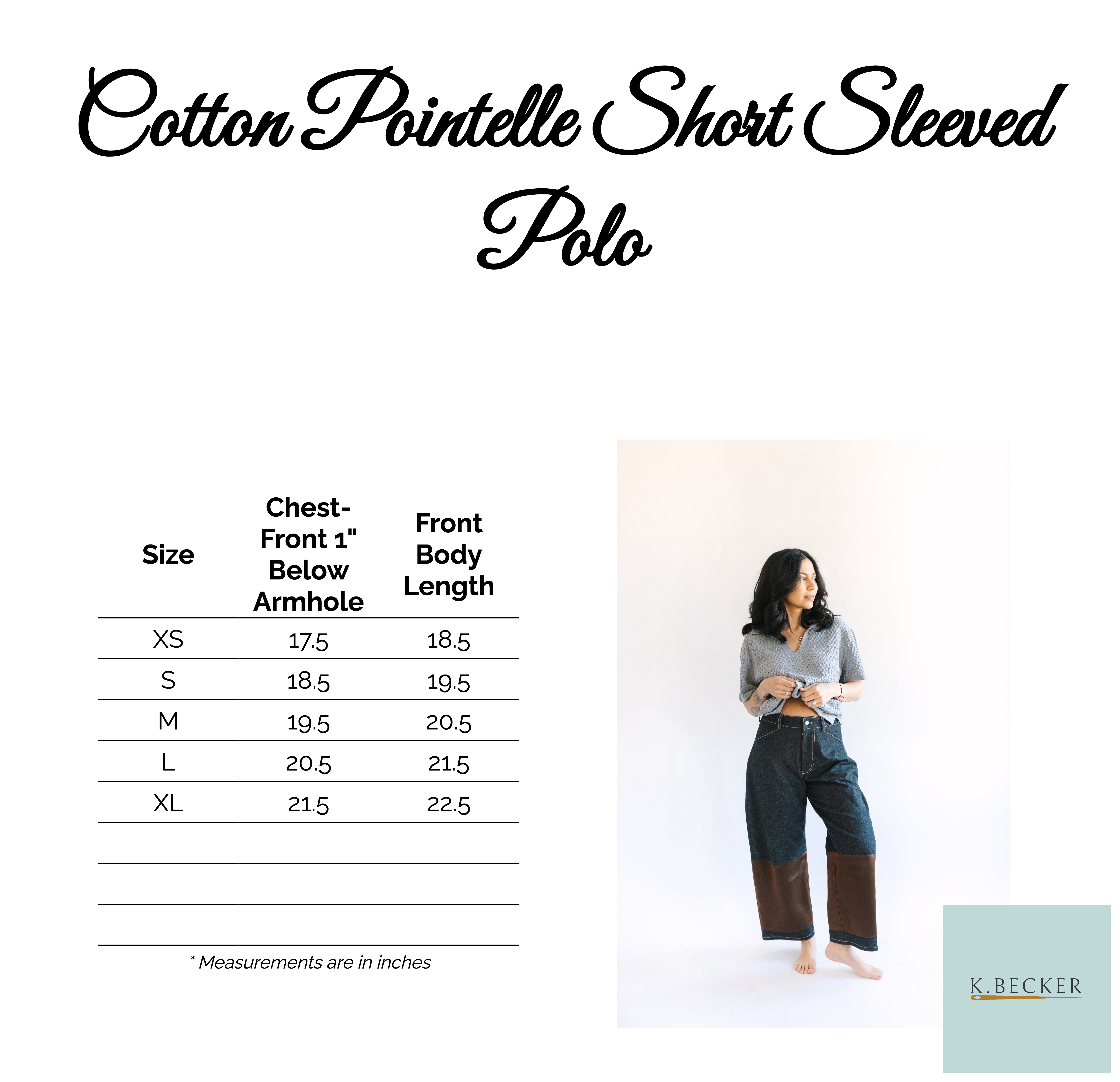 Cotton Pointelle Short Sleeved Polo