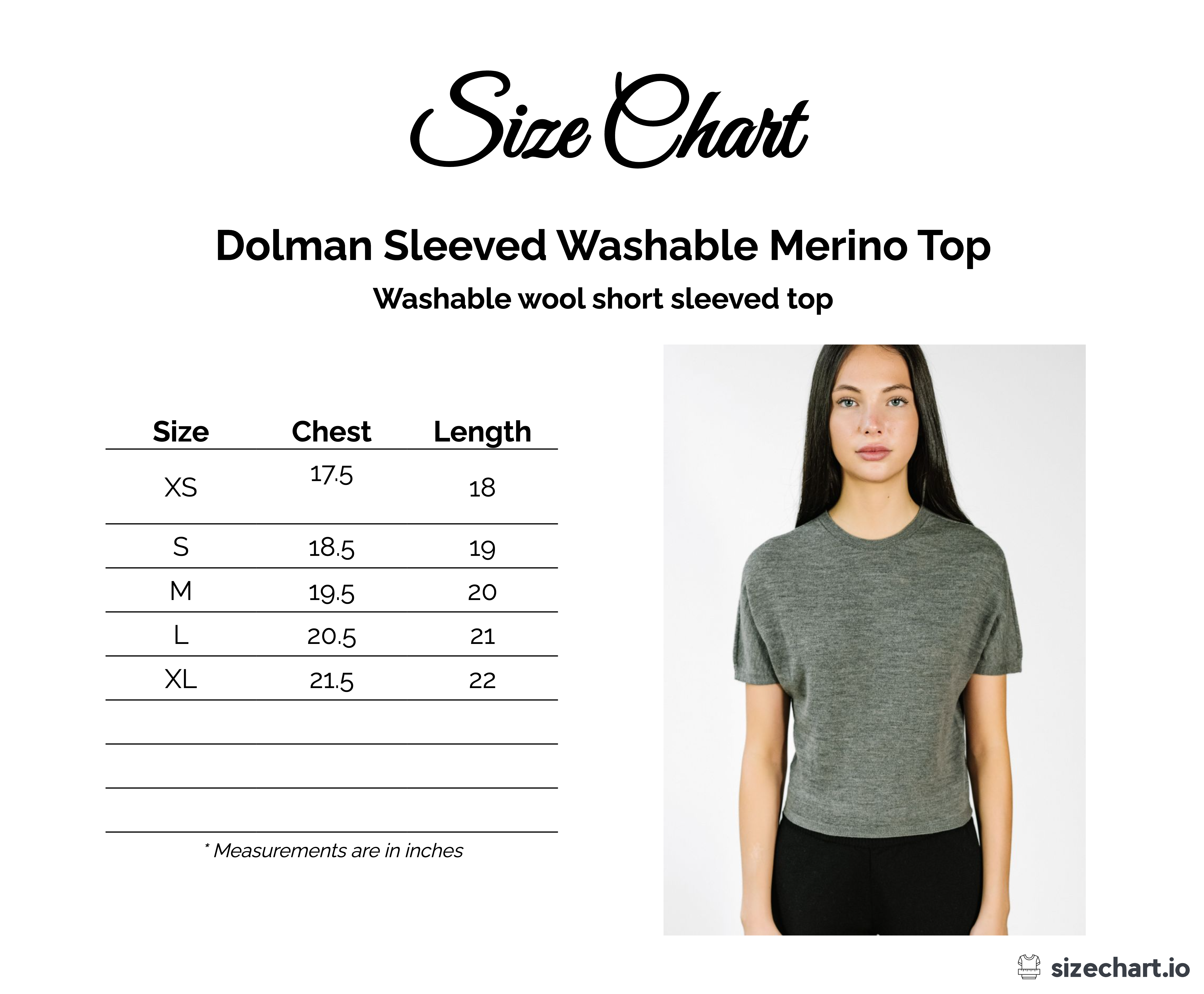 Dolman Sleeved Washable Merino Top