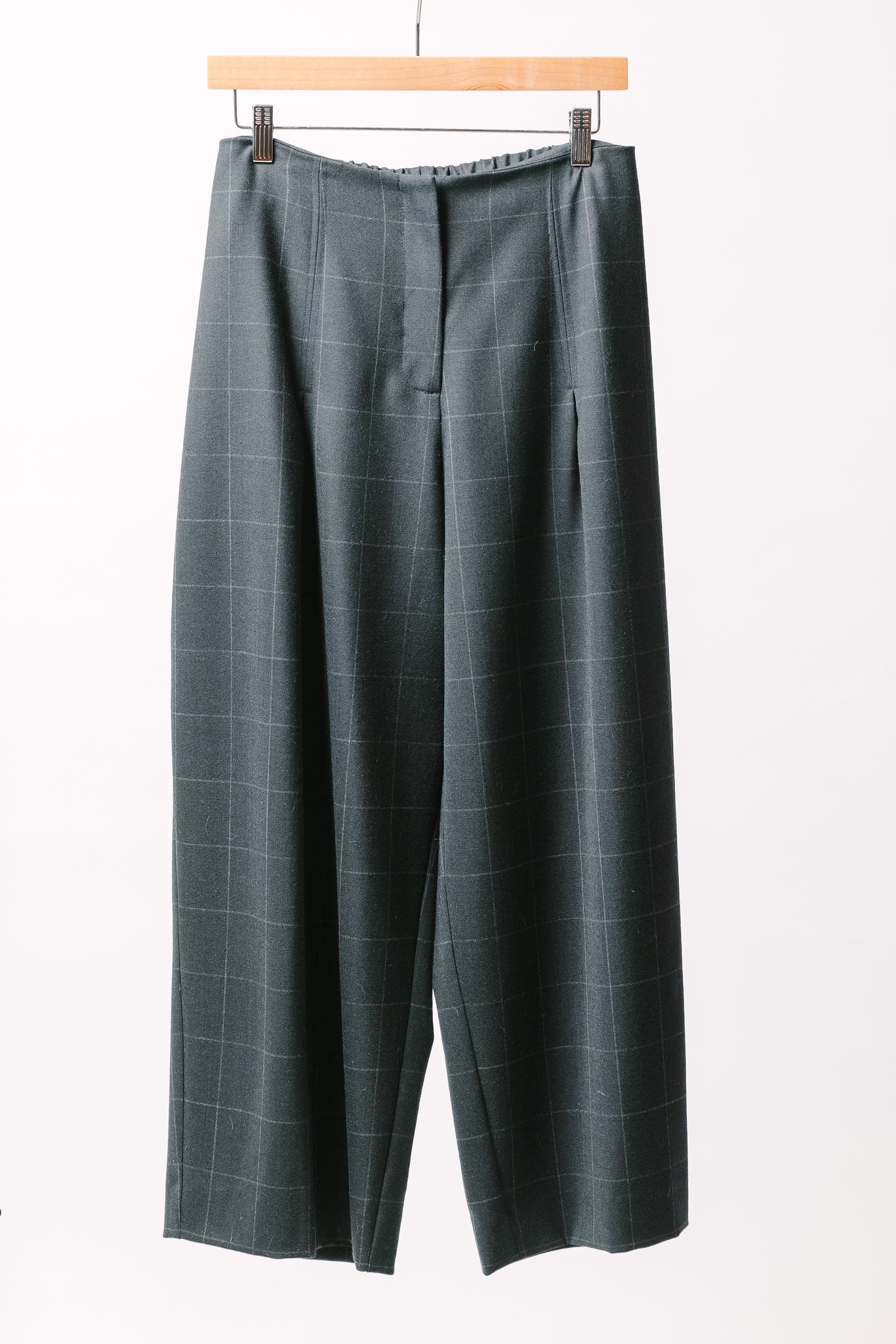 Wool Windowpane Glam Pant- This item is part of the "UNREPEATABLE" Collection