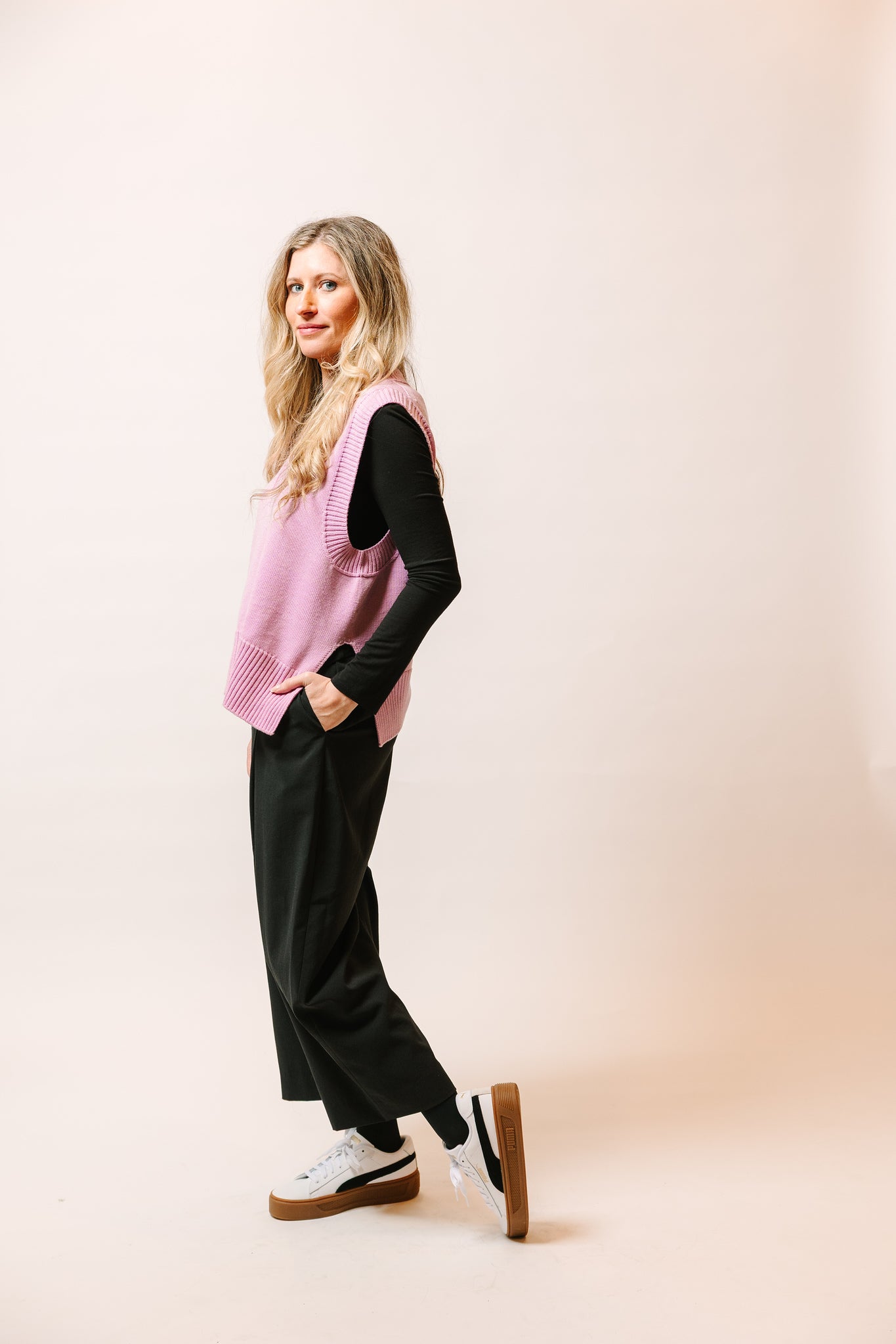 Merino Oversized Sweater Vest