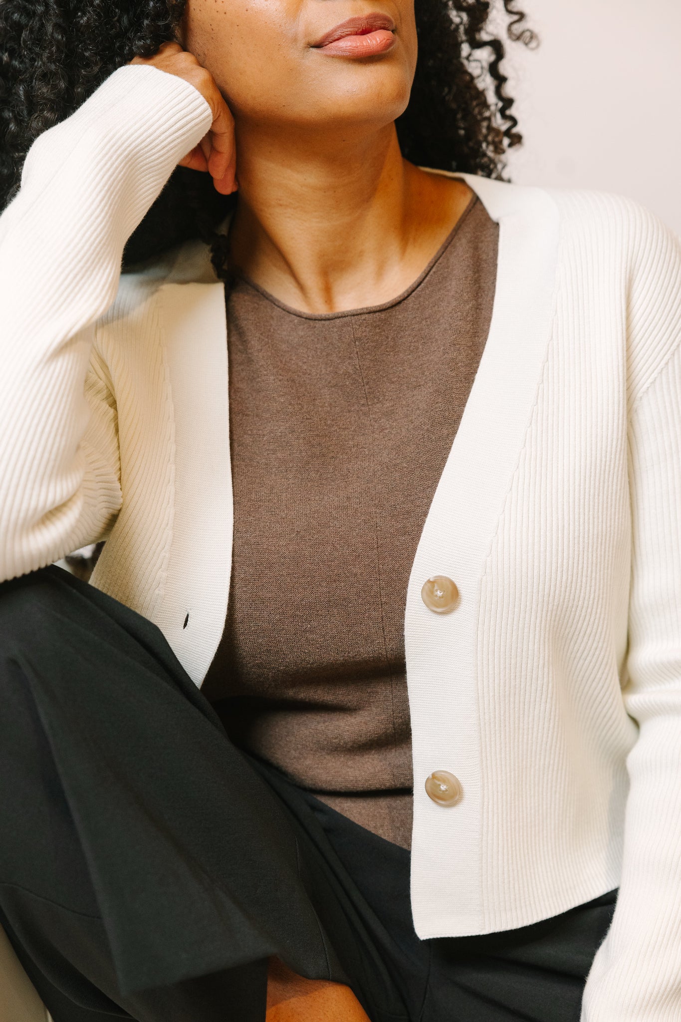 Regent Cropped Cardigan