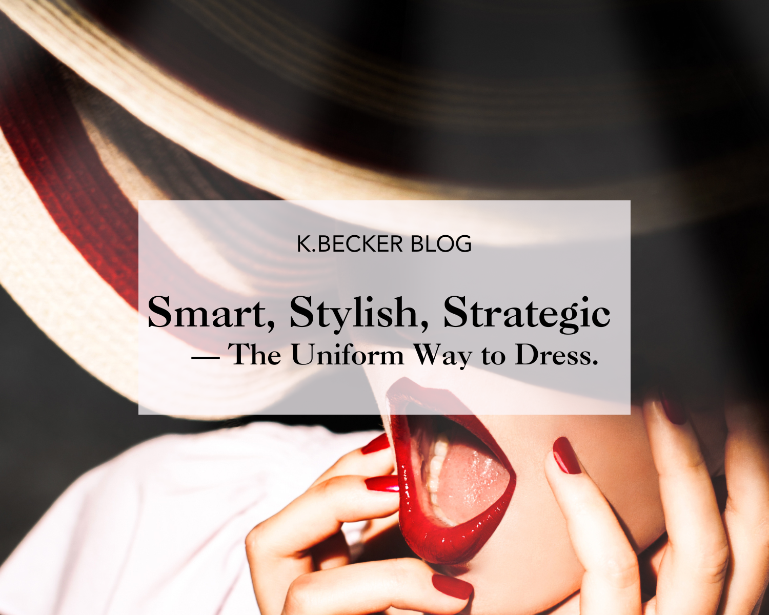 Smart, Stylish, Strategic — The Uniform Way to Dress.