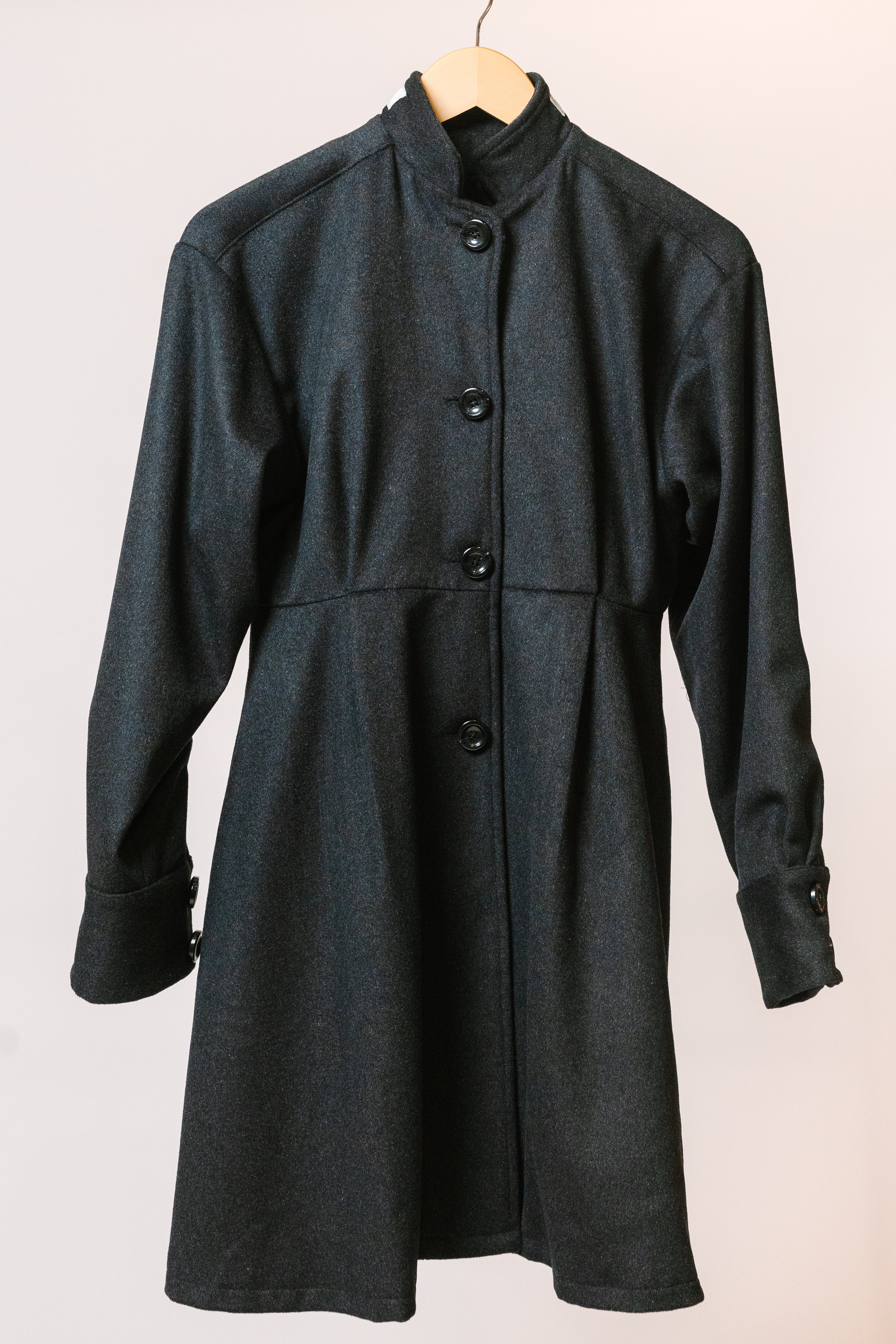 Essential Swing Coat in Black