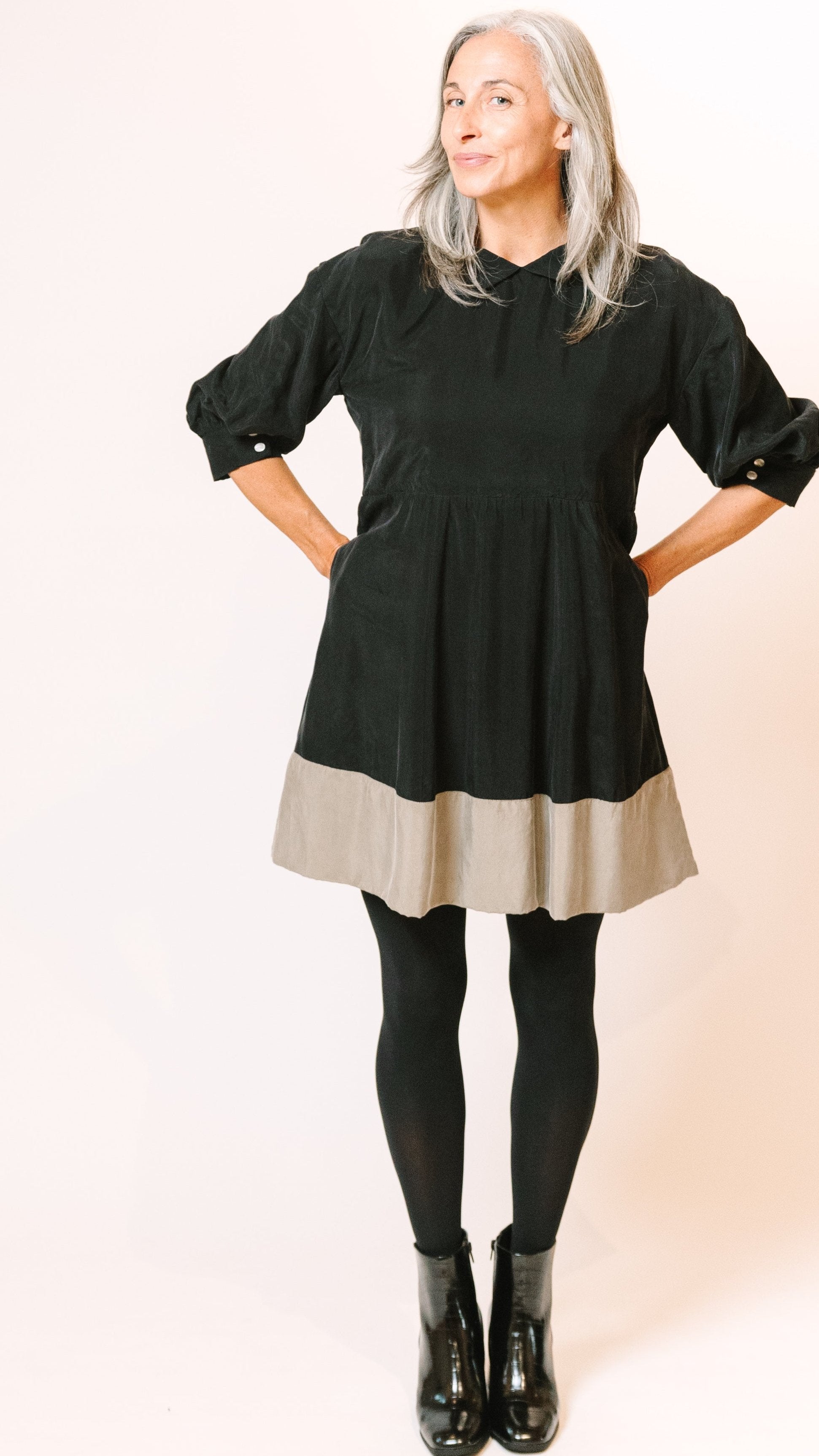 Essential Swing Dress in Black
