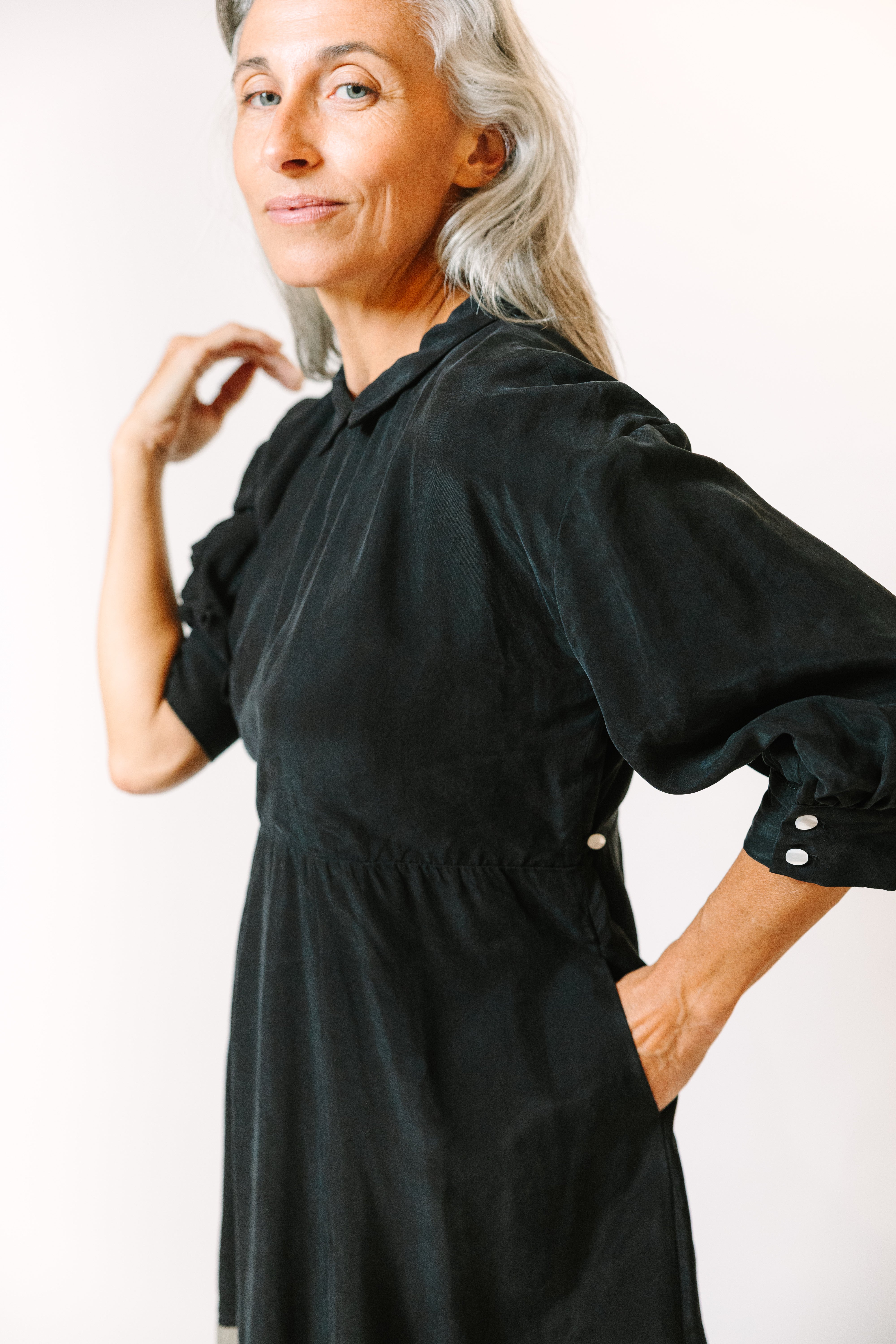 Essential Swing Dress in Black