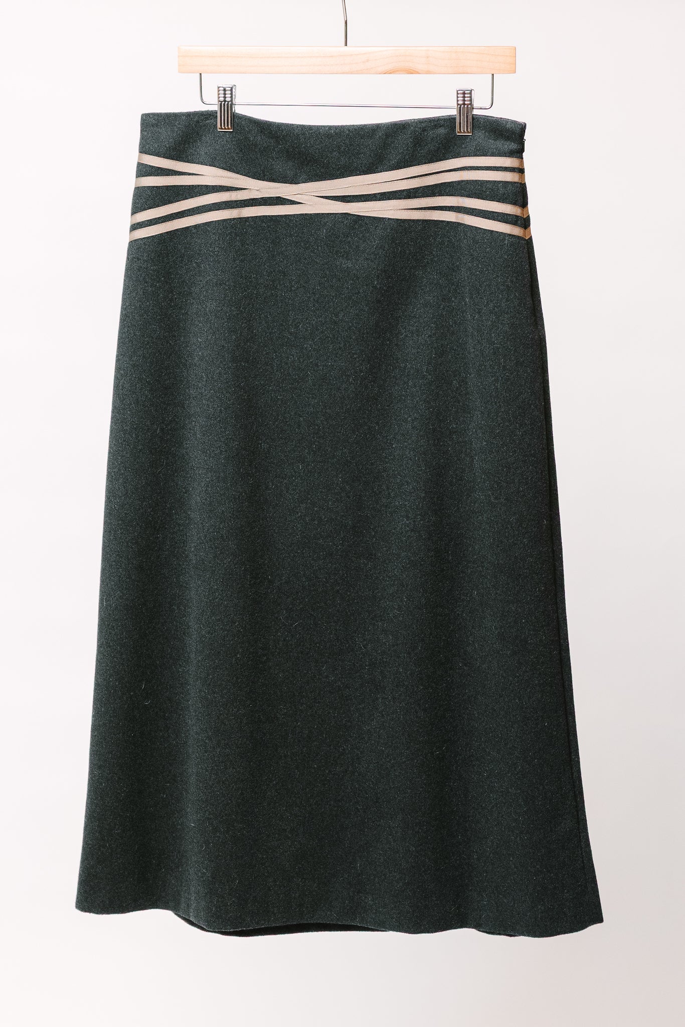 A Line Skirt in Wool