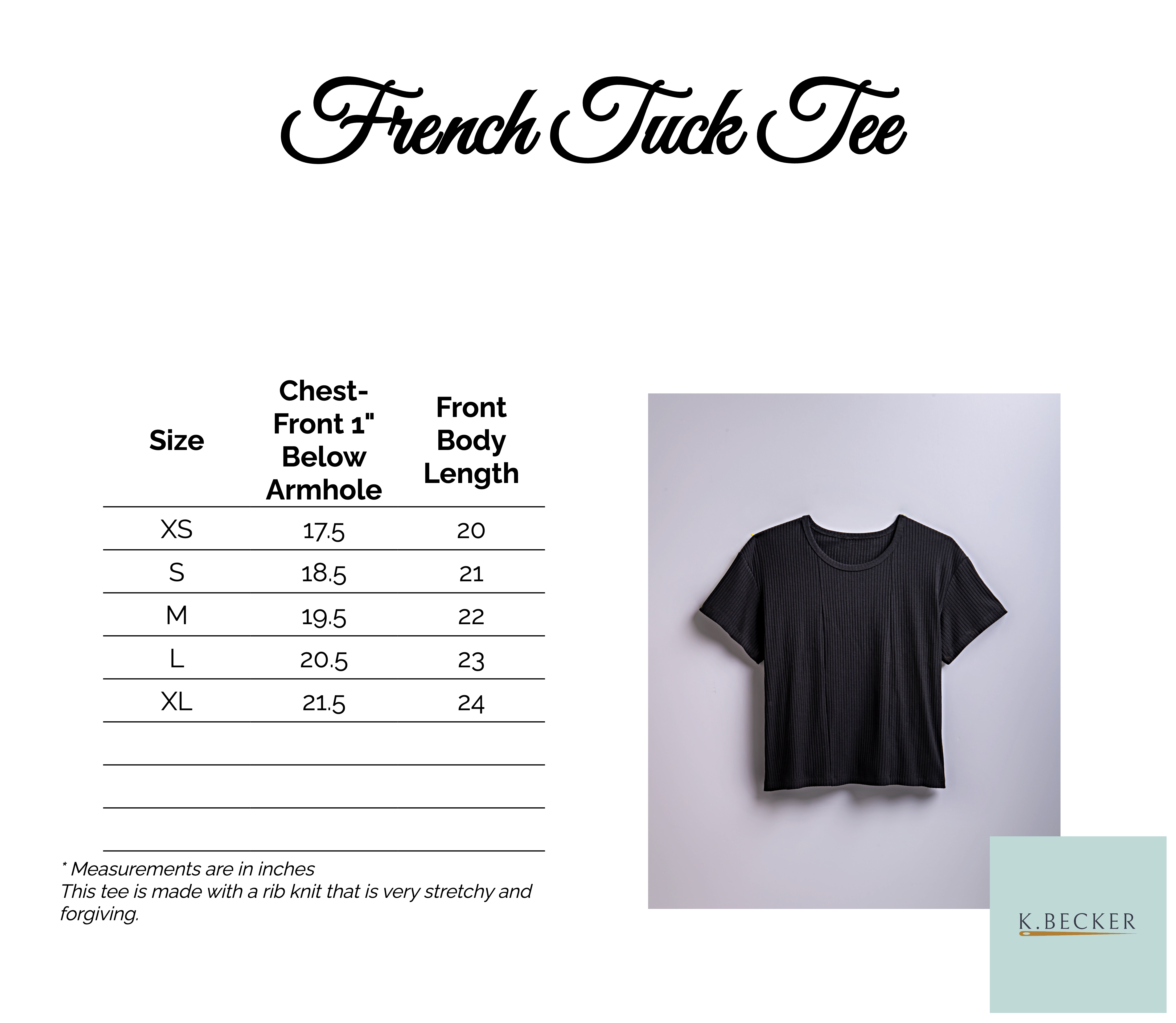 French Tuck Tee