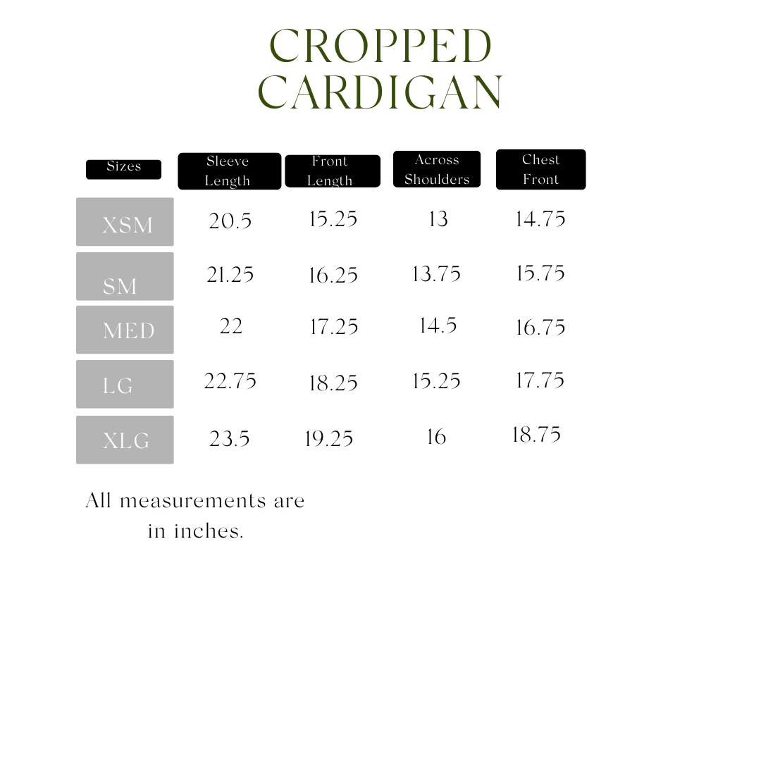 Regent Cropped Cardigan